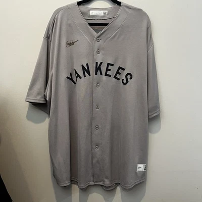 Camiseta Nike Gris MLB Cooperstown Mickey Mantle #7 de los Yankees de Nueva York Talla 3XL Foto 1 de 3