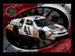 1997 Pinnacle Totally Certified #50 #41 Larry Hedrick Motorsports Platinum Red - Picture 1 of 2