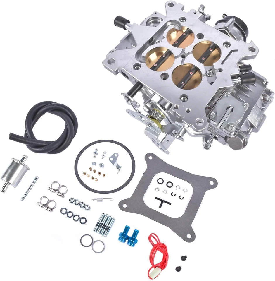For Holley 0-80458SA 600 CFM Classic Carburetor 4-Barrel Electric Choke Aluminum - Image 1 of 4