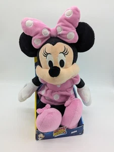 Mickey and The Roadsters Racers Pink Minnie Mouse Stuffed Plush Animal Box Damag - Picture 1 of 12