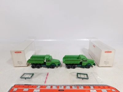 Wiking 1:87 H0 2X 866 40 33 Muldenkipper Kipper Krupp Titan Mint+Box #EG870-0,5 - Immagine 1 di 4