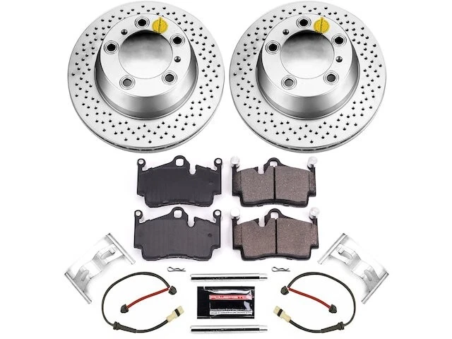 Rear Brake Pad and Rotor Kit For 2007-2012 Porsche Cayman 2011 2008 2009 VX723FY - Image 1 of 1
