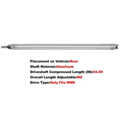 Drive shaft For Chevrolet Silverado 1500 GMC Sierra 1500 2014 2015-2018 V6 4.3L Foto 1 de 4