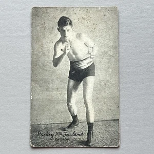 Foto antigua de Chicago Boxing Greats PACKEY MCFARLAND Exhibit Co 1921 RPPC - Imagen 1 de 6