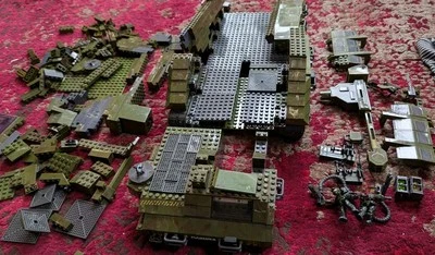 Mega Bloks Halo UNSC Elephant Marines 96942 Incomplete Minifigure - Image 1 of 4