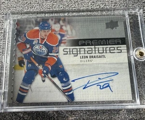 2016-17 Leon Draisaitl Premier Premier Signatures Upper Deck Auto PS-LD - Bild 1 von 4