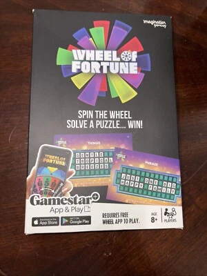 Imagination Wheel of Fortune App Play Card Game 3-4 Players Ages 8+ NEW  M26 - Image 1 of 2