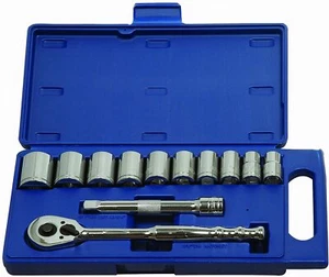 Juego de herramientas de accionamiento y enchufe de accionamiento de 12 piezas, 1/2", 12 puntos, SAE, Williams 50667 - Imagen 1 de 2