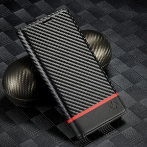 Schutzhülle für Samsung S23 Ultra S22 S21 FE A54 A53 A52 Case Leder Handy Etui - Picture 1 of 14