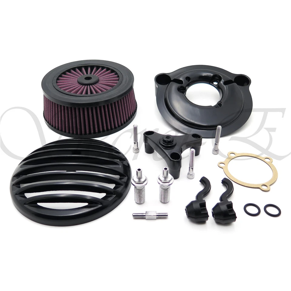 Kit de filtro de aire de rejilla negra para Harley Nightster SuperLow XL883L XL 2007-2017 Foto 1 de 4