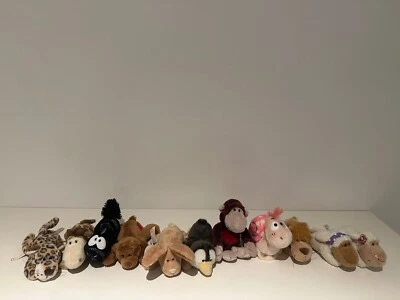 Nici Magnici Auswahl magnetisch Stofftier Kuscheltier Affe, Schnecke, Bär, Schaf - Bild 1 von 3