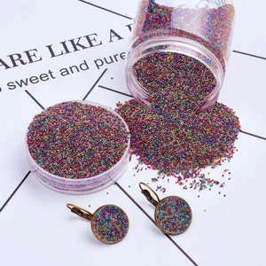 1 Box Colorful 3D Mini Microbeads Tiny Caviar Glass Beads Nail Art Accessories - Picture 1 of 7