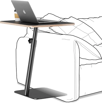 Height Adjustable End Table - Small Couch Side Table for Small Spaces Modern C S - Image 1 of 4