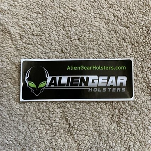 Alien Gear Holsters 4.5” X 1.75” Logo Decal Sticker GREEN * BLACK * GRAY * WHITE - Picture 1 of 4