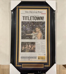 Denver Nuggets The Denver Post 2023 NBA Champions Framed Newspaper Front Page - Picture 1 of 3