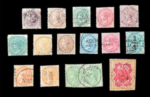 Aden Stamps 1865-1902 QV India Classics to 2r Range of Aden Postmarks inc 124 VF - Picture 1 of 2