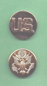 ARMY ENLISTED US COMMAND SERGEANT MAJOR COLLAR PINS - Picture 1 of 1