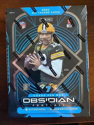 2021 Panini Obsidian Football sealed hobby box Lawrence Justin Fields Mac Jones - Image 1 of 3