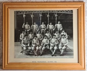 Vintage gerahmtes echtes Foto ""City Constables"" Royal Norfolk Regiment Festzug 1936 - Bild 1 von 16