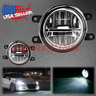 2006 Scion XA Pair of Clear Lens LED Lamp Fog Light Fit Quality Replacement T5 - Image 1 of 4