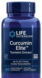 Life Extension Curcumin Elite Kurkuma Extrakt 60 vegetarische Kapseln 500 mg. - Bild 1 von 1