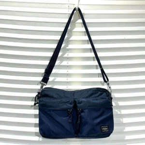 PORTER FORCE Umhängetasche Navy mit Innentasche Yoshida Tasche Nylon - Bild 1 von 13