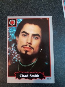 1997  Ultra Figus rock cards sticker Red Hot chili peppers DAVID NAVARRO error 