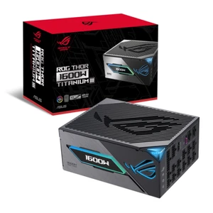 Zasilacz gamingowy ASUS ROG THOR 1600W Titanium III RGB - Zdjęcie 1 z 12