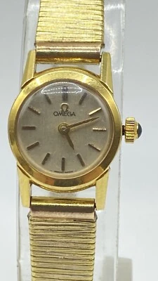 Lovely Vintage Omega  GOLD PLATED Hand-Winding Watch WORKS  Don’t Keeping  Time - Image 1 of 4