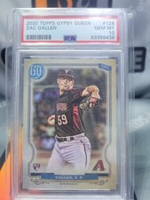 2020 Topps Gypsy Queen #128 Zac Gallen Arizona Diamondbacks Rookie Card  PSA 10
