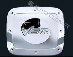 Chrome Fuel Cap Cover Emblem 1p For 2007 2013 Hyundai ix55 : Veracruz - Picture 1 of 1