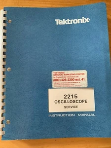 Tektronix 070-3826-00, 2215 manuale di istruzioni per l'oscilloscopio - Foto 1 di 4