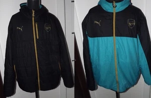2015-17 ARSENAL Reversible Insulated Jacket Hood (XXXL) Shirt Jersey Camiseta - Picture 1 of 14