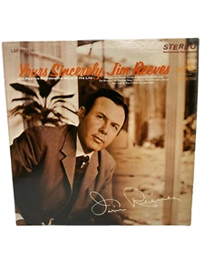 Jim Reeves Yours Sincerely Jim Reeves 1966 Vinyl LP RCA Records LSP-3709 - Picture 1 of 11