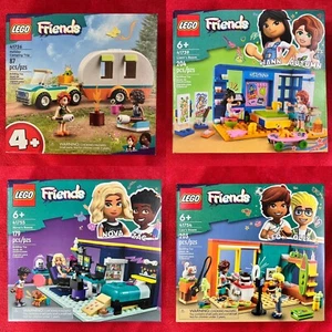 🔥 Lot 4 LEGO FRIENDS Camping Trip 41726, 41739, Leo’s Room 41754, 41755 SEALED - Picture 1 of 13