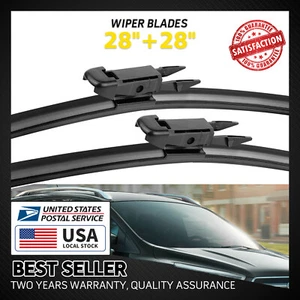 28''+28'' Front Windshield Wiper Blade for Ford Escape 2019-2013 Edge 2015-2021 - Picture 1 of 12