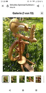 Spinnrad sehr gut erhalten, schnurrt prima! - Bild 1 von 13
