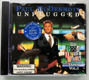 PAUL McDERMOTT comedy CD UNPLUGGED - GOOD NEWS WEEK 1998 ex cond DAAS - Picture 1 of 2