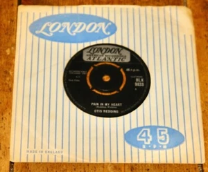 OTIS REDDING SOMETHING IS WORRYING ME b/w PAIN INN MY HEART UK LONDON 7" 1963 - Picture 1 of 4