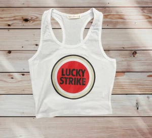 lucky strike cropped tank top - Picture 1 of 1