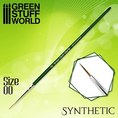 GREEN SERIES Pinceau Synthétique - 00 - Ergonomiques - Poils synthétiques