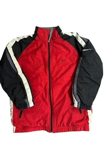 Nike Reversible Windbreaker Jacket Size Large Youth 14-16 VTG Y2K Embroidered - Picture 1 of 4