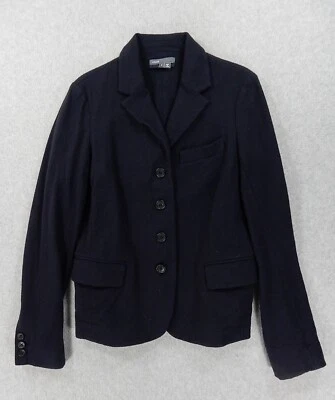 Vince Wool Blend 4 Button Fitted Blazer (Women's Size 4) Blue - Image 1 of 4