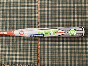 NIW 2019 WORTH EST COMP XXL SLOWPITCH SOFTBALL BAT END LOADED USSSA WEXXLU 34/25 - Picture 1 of 8