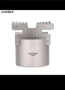 LIXADA Alcohol Stove Alcohol Burner Lightweight Titanium - Picture 1 of 6