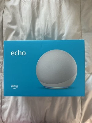 New Amazon Echo 4th Gen Smart Speaker White L4S3RE - Image 1 of 4