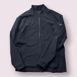 Men’s Arcteryx Rethel Full Zip Jacket Full Zip Hiking Sz 2XL Black - Picture 1 of 6