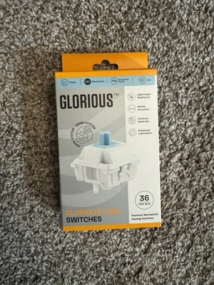 Glorious - Lubed Mechanical Keyboard 5-pin Hot Swappable Switches (36x) - Lin... - Image 1 of 4