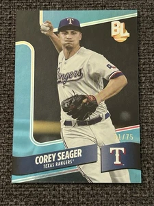 2024 Topps Big League Corey Seager Teal Foil /75 #WR-93 Rangers Color Match - Picture 1 of 2