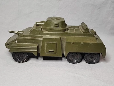 Tanque de coche explorador blindado centro de entrenamiento del ejército de Estados Unidos plástico Marx de colección de los años 50  Foto 1 de 4